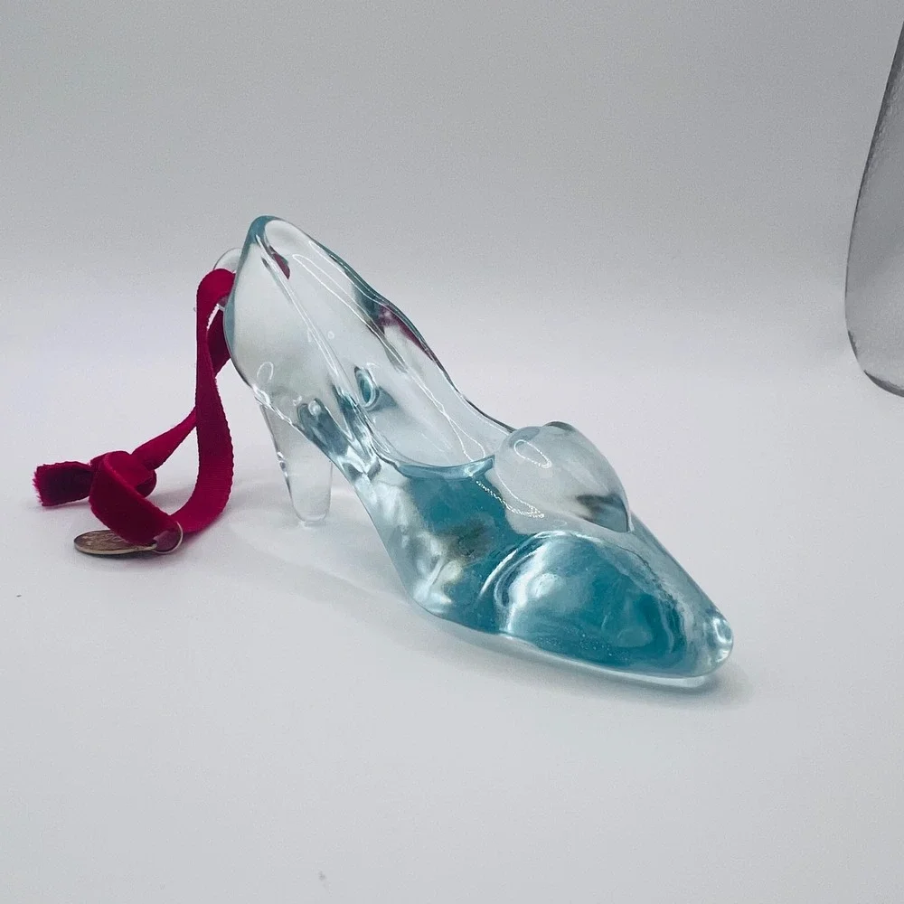 DISNEY Sketchbook‎ Ornament Cinderella's Glass Slipper 2008 Disney Store Xmas